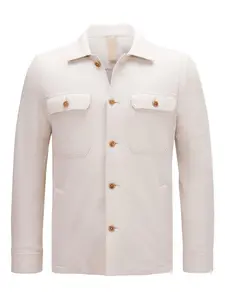 Куртка-рубашка с четырьмя карманами Eleventy, нейтральный