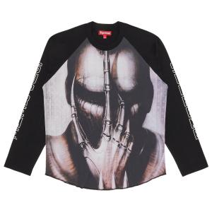 Топ с длинными рукавами Supreme HR Giger Raglan, цвет Черный