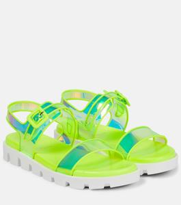 Сандалии Duniss из ПВХ Christian Louboutin, желтый