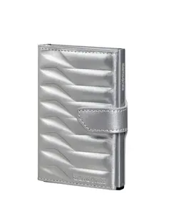 Мужской кошелек Alu Fit из кожи и алюминия Samsonite, серебряный