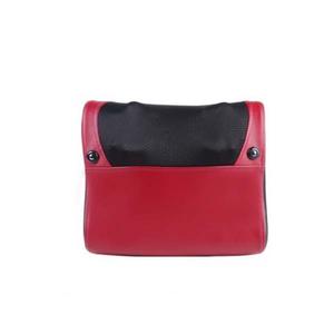 Подушка для массажа шеи, поясницы и ног, дизайн с подогревом, массаж с разминанием с обеих сторон, модель YJ-A8-JM Origamy, красный