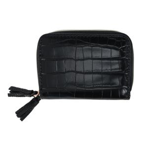 Женский стильный цветной кошелек Wizard для нескольких карт Buxton, цвет black crocodile pattern