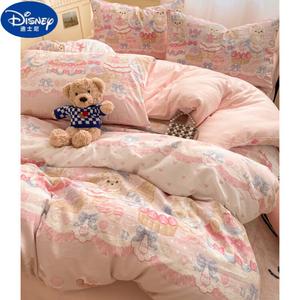 Disney Комплект постельного белья 1,5 м, 4 предмета, пододеяльник 180x220 см, цвет Ballet Class