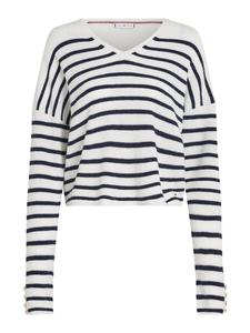 Тонкий вязаный свитер TOMMY HILFIGER Sweater, белый
