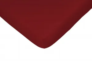 Простыня CASATEX "Джерри", удобная в надевании благодаря высокой эластичности 90-100х190-200 см, 1 шт., красный