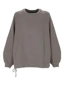 Свитшот с вышитым логотипом Applied Art Forms, серый
