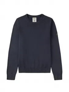 Вязаный джемпер с круглым вырезом Ecoalf, синий