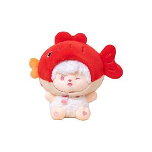 CHAOPIN Joy Sheep And Gray Wolf Hat Collection Koi Headband Плюшевая игрушка Кукла Плюшевая кукла Высота 40см