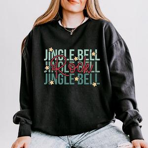Джемпер Jingle bell rock stacked stars Simply Sage Market, Black