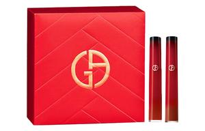 GIORGIO ARMANI AMANI PASSION Box Limited Edition красный тюбик жидкая помада дуэт Velour 6,5мл+6,5мл