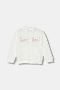 Детская хлопковая толстовка United Colors Of Benetton, белый