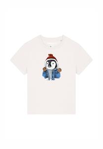 Футболка с принтом PINGUIN watapparel, белый