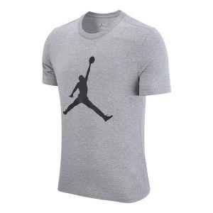 Футболка с логотипом jumpman Air Jordan, серый