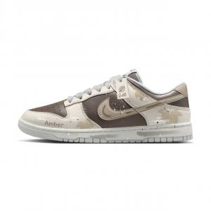 Nike кроссовки для скейтбординга Dunk Abrasion Resistant низкие унисекс beige brown