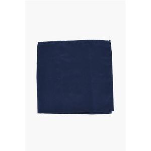 Карманный платок из шелкового атласа Corneliani, синий