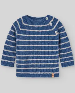 Детский вязаный жакет с текстурой, коллекция Nogal PAZ Rodríguez, синий