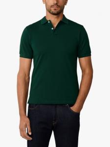 Хлопковая поло с вышитым лого Hackett London