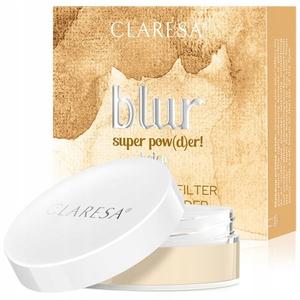Рассыпчатая пудра Claresa Blur Super Pow(D)er Beige Loose Powder, бежевая, разглаживает, придает сияние Puderek
