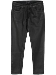 Salvatore Santoro джинсы с нашивкой-логотипом, черный