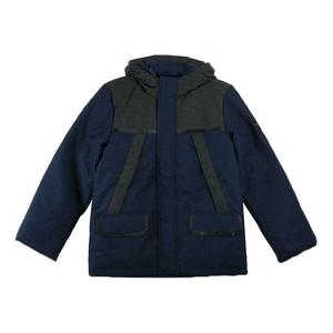 Пуховик adidas neo Windproof Stay Warm Colorblock Sports hooded down Jacket Blue, синий