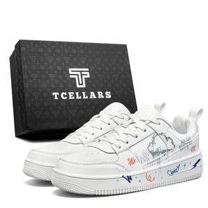 TCELLARS Стильные устойчивые к истиранию легкие низкие скейтерские кроссовки с эффектом увеличения роста унисекс эксклюзивная коробка Cloud Gray, цвет Cloud Gray