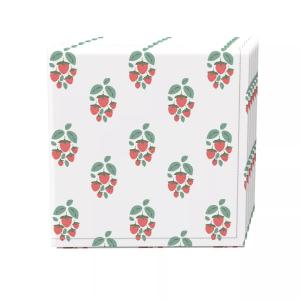 Набор салфеток, 100% полиэстер, набор из 4 шт., 18x18 дюймов, клубничные кусты