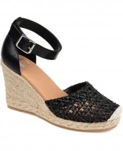 Женские сандалии Sierra Espadrille Journee Collection, черный