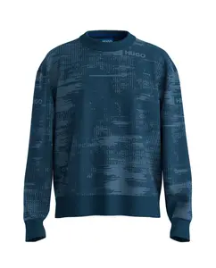 Мужской свитер с длинным рукавом Hugo, синий