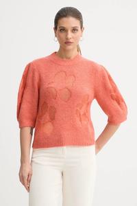 Свитер из смесовой шерсти United Colors Of Benetton, оранжевый