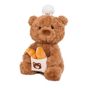 Плюшевая кукла кондитер медвежонок высота 27см/42см 77 SEVEN DREAM