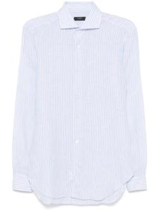 Рубашка в полоску Барба Barba, синий