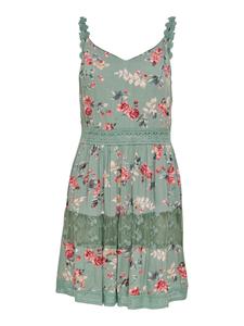 Мини платье ONLY ONLKarmen Anne, Emerald/Pastel green