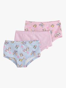Детские хлопковые трусики Lindex, Pack of 3, Dusty Pink