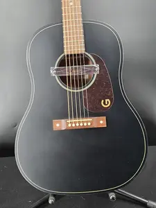 Gretsch Греч Джим Дэнди Дельтолюкс Дредноут, гриф из ореха, накладка из черепахового панциря, черная крышка