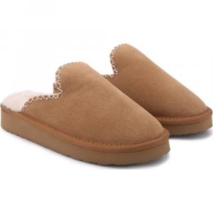 Тапочки-Трансформеры Stitch Minnetonka Moccasin, цвет cinnamon