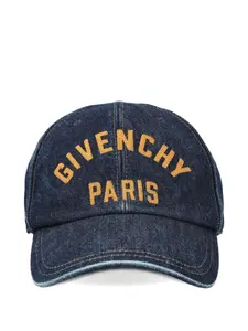 Джинсовая кепка с вышитым логотипом Givenchy, синий