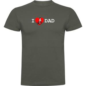 Футболка Kruskis I Love Dad, серый