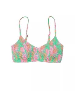 Женский топ-бикини Coastal Shells из экологически чистого материала Snapper Rock, зеленый