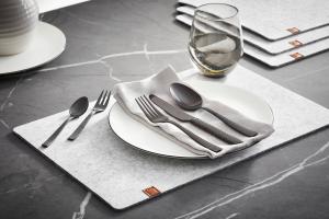 Настольный набор набор из Justinus, светло-серый