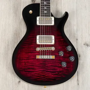 Гитара PRS Paul Reed Smith McCarty 594 Singlecut с топом из 10 слоев, индивидуальный цвет Fire Red Smokeburst