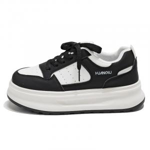 HUANQIU Низкие, износостойкие, противоскользящие кроссовки, женские, черные