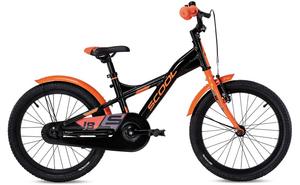Детский велосипед S'cool XXlite 18 1-Gang - 18 дюймов - Y-Form - 2025, цвет Schwarz|Black Orange