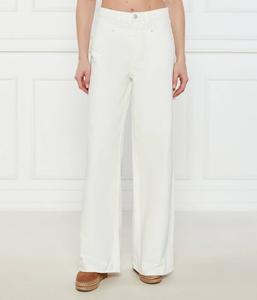 Джинсы новые джерси Flare fit Desigual, белый