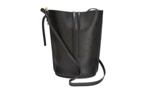 LOEWE Сумка Gate Natural Calfskin, ведро, через плечо, кроссбоди, женская, черная