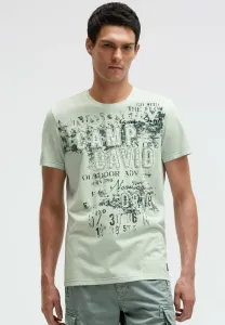 Футболка с принтом im used look с логотипом Camp David, Faded Mint