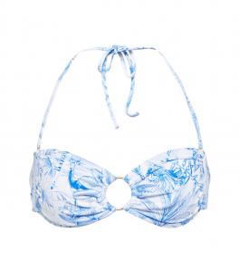 Верх бикини-бандо с принтом Ancona Melissa Odabash, Tropical Blue