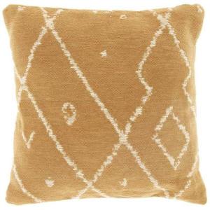 Декоративная подушка Unique Living Tobi, 45x9x45 см цвет braun/hellbraun