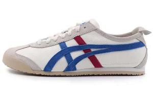 Кроссовки Onitsuka Tiger Mexico 66 Unisex, белый/серый/синий/красный