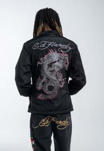 Легкая куртка FIREBALL DRAGON COACH Ed Hardy, черный