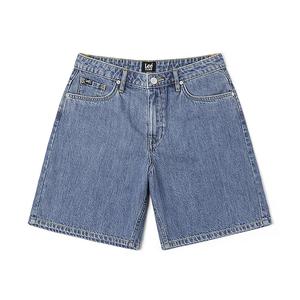 Lee Джинсовые шорты SS25 женские Medium Light Blue